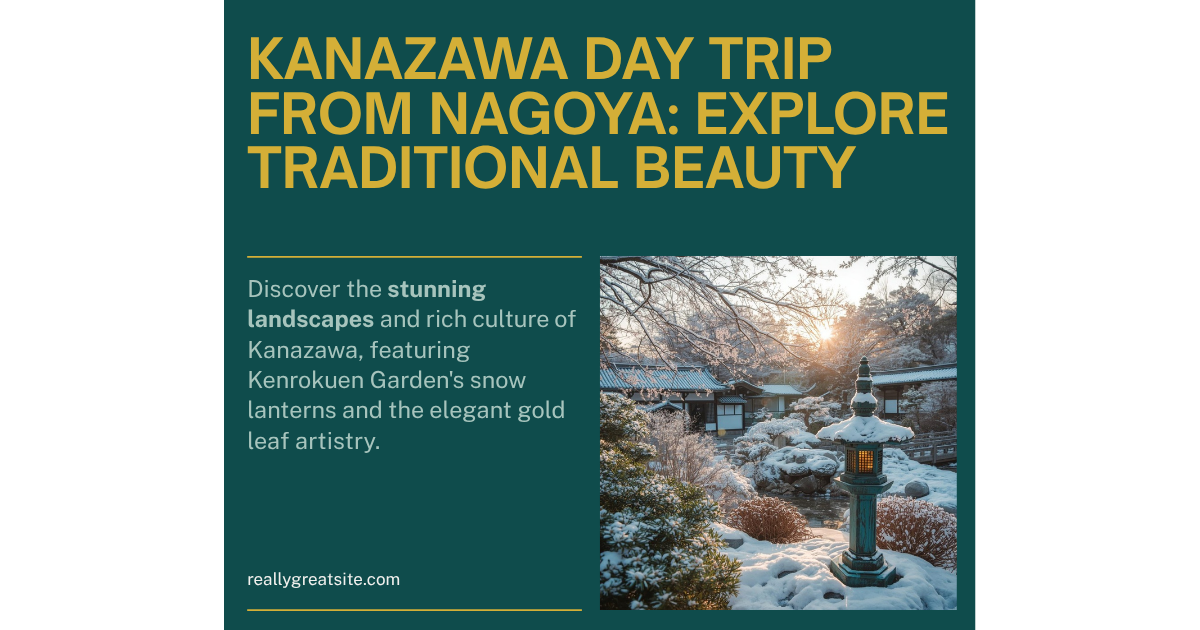 Kanazawa day trip from Nagoya - Kenrokuen Garden